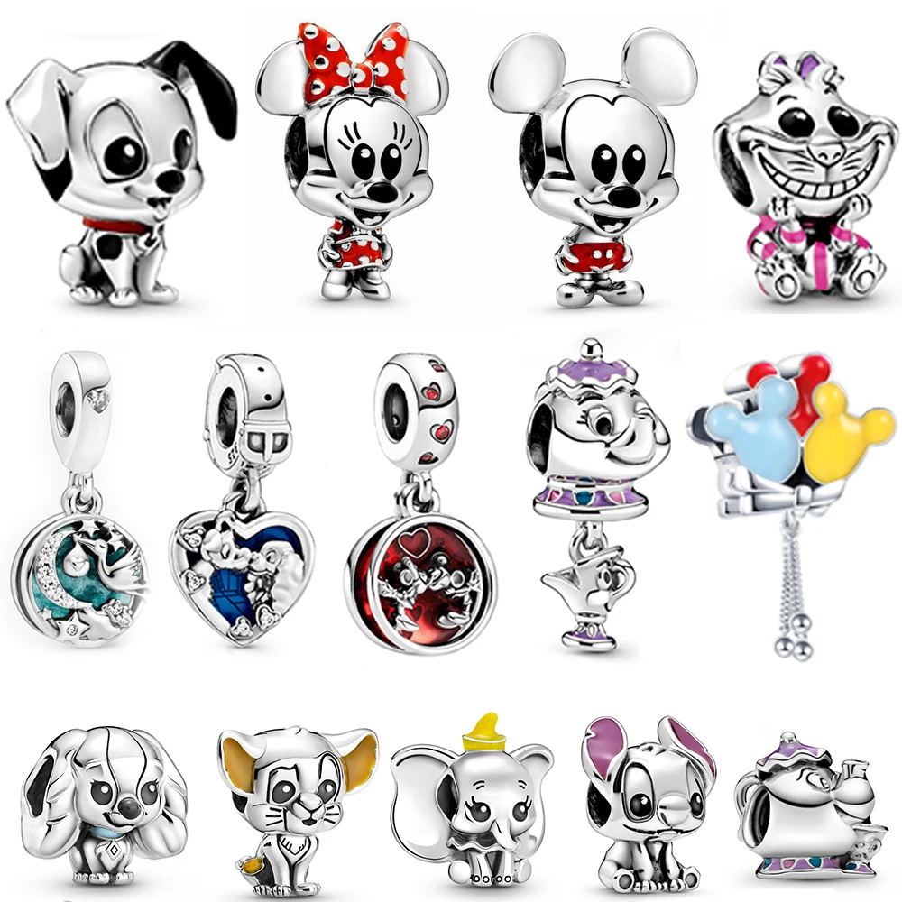 

New 925 Sterling Silver Classic Cartoon Movie Charms Fit Original Pan Series Bracelet Bead Necklace Trinket Women DIY Jewelry