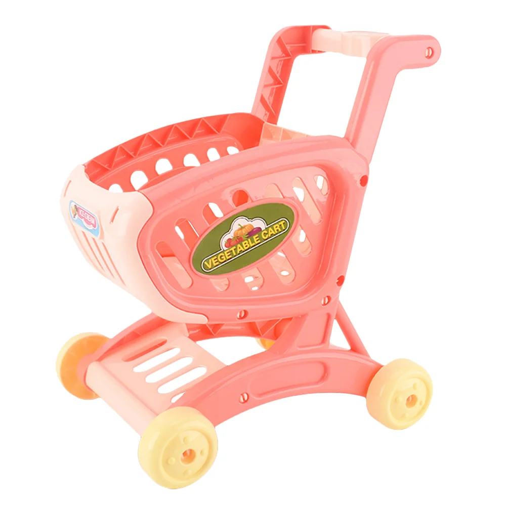 

Children's Shopping Cart Kids Playing Toys Ice Cream Push Carts Accessories Plastic Make Baby carriage for dolls