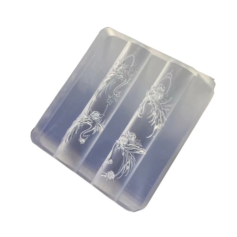 Легкосъемные силиконовые формы для штампов ногтей профессиональные маникюра