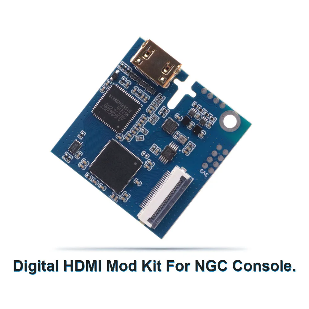 Фото Комплект для модификации HDMI HISPEEDIDO: внутренний цифровой HDMI-адаптер для консоли NGC GameCube №1