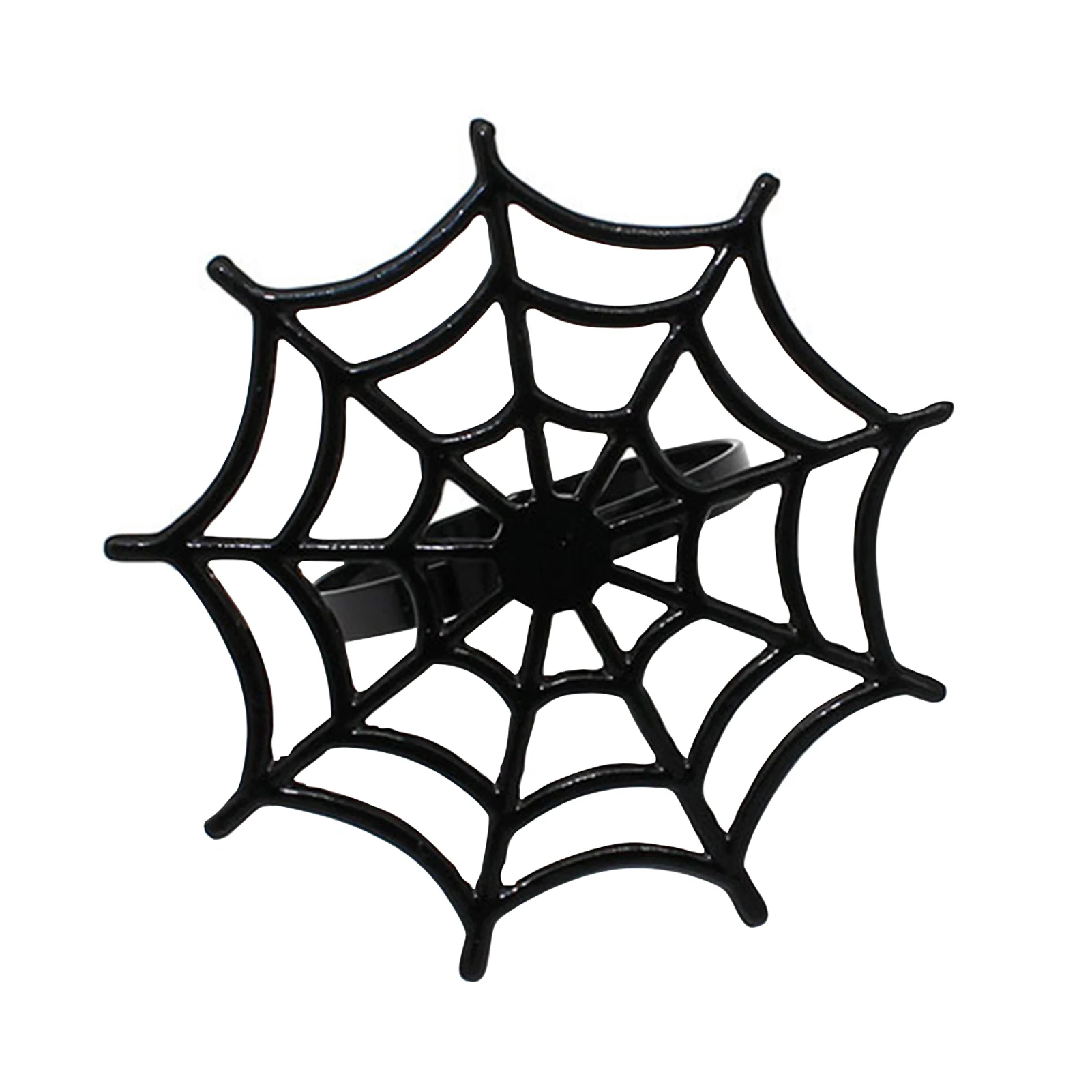 

6 Pieces Halloween Spider Web Napkin Rings Set Halloween Metal Napkin Ring Set Of 6 Napkin Rings For Table Setting Ideal For