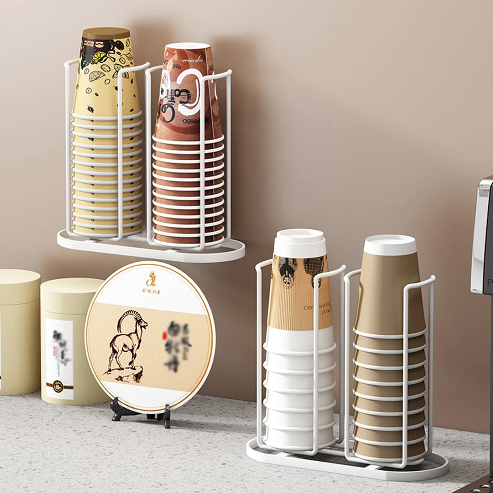 Одноразовый держатель для чашек стеллаж хранения с регулируемым столом и