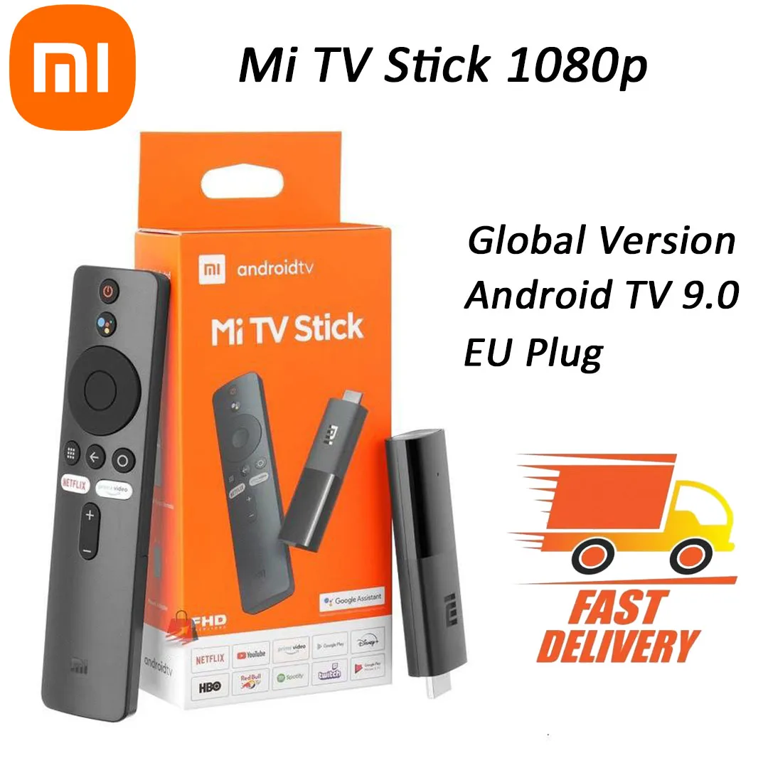 Xiaomi TV Stick смартфон с четырёхъядерным процессором, ОЗУ 1 ГБ, ПЗУ 8 ГБ, Android TV