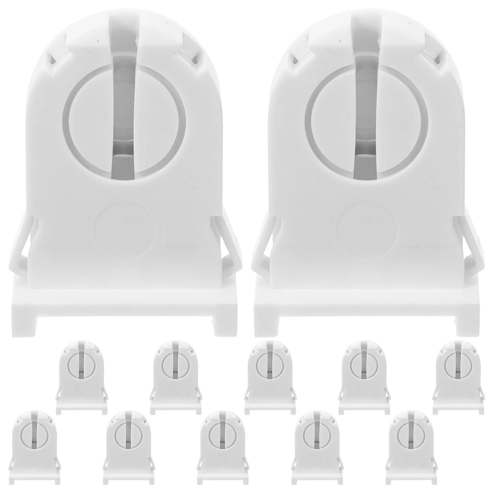 

20 Pcs Tube Clamp Mounting Bracket Light Clips Socket Holder LED Ins Foot Fixture Pipe Tools