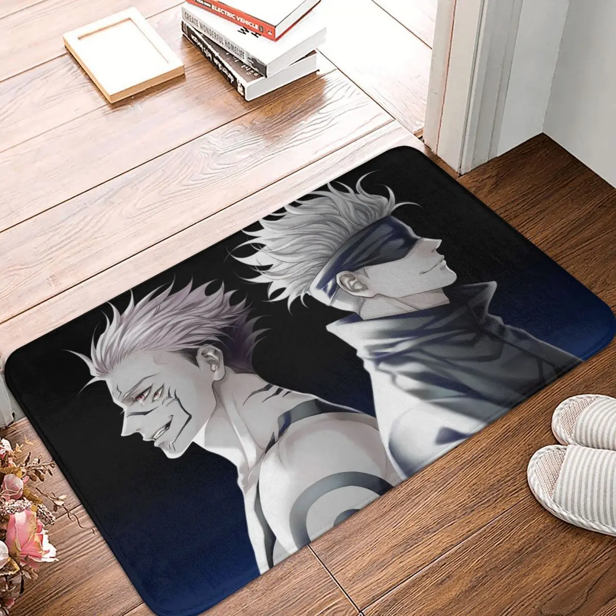 

Jujutsu Kaisen Anime Non-slip Doormat Sukuna Bath Bedroom Mat Welcome Carpet Indoor Pattern Decor Welcome Doormat