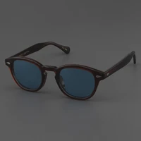 johnny depp sunglasses man lemtosh polarized sun glasses luxury brand vintage acetate frame uv400 night vision goggles woman