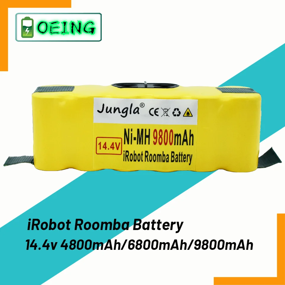 

Аккумулятор 4800/6800/9800 мАч для пылесоса Irobot Roomba серии 500, 600, 700, 800, 900, Irobot Roomba 600, 620, 650, 700, 770, 780, 800