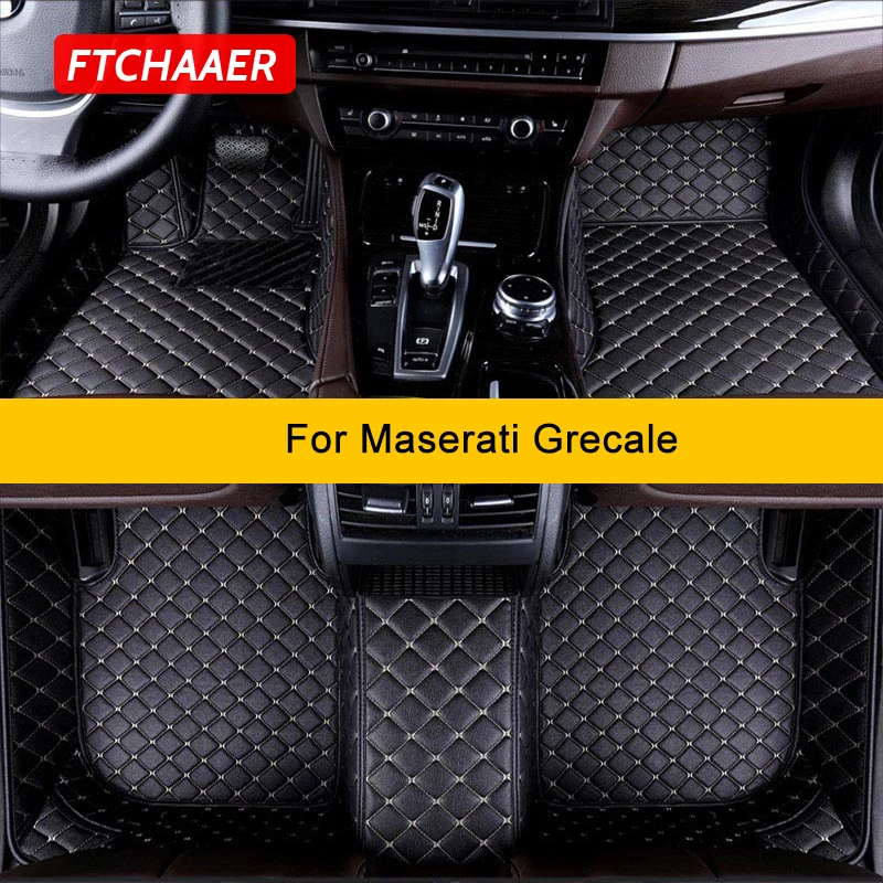 

FTCHAAER пользовательские автомобильные коврики для Maserati, греческие автомобильные коврики, Аксессуары для ног