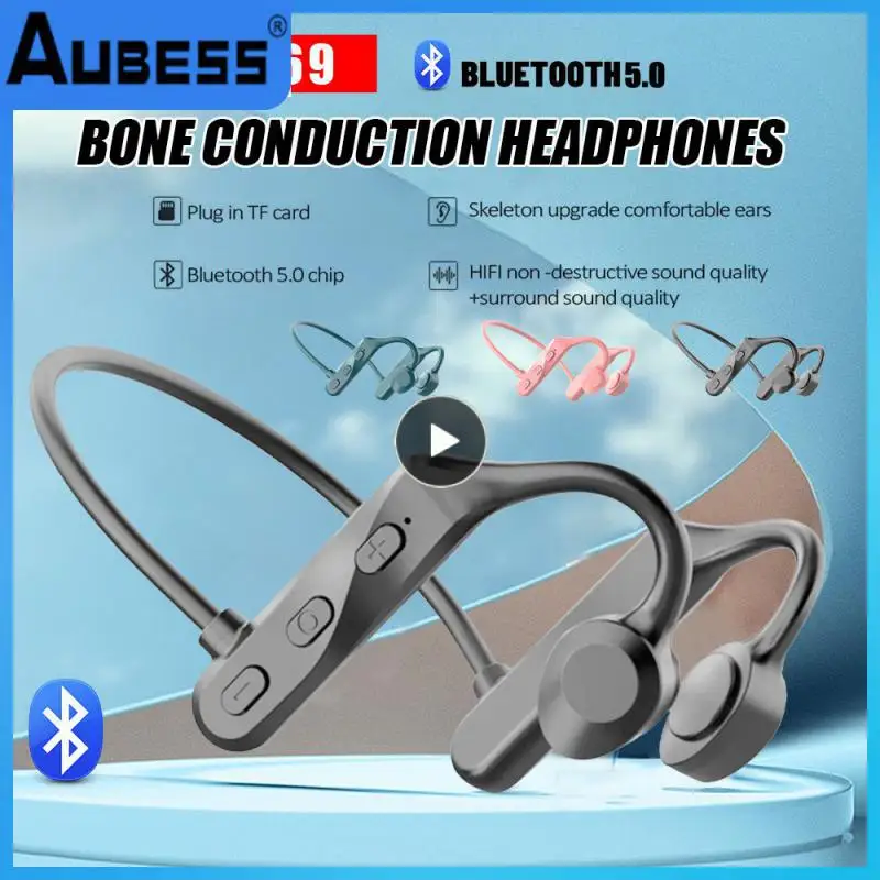 

Air Conduction Waterproof Music Headphone Anti-sweat Bone Conduction Earphone Without Delay Wireless Headset K69 Hifi 180mah