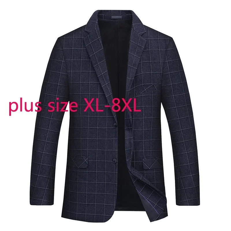 

Autumn New Large Arrival And Super Winter Men Fashionable Printing Suit Coat Casual Single Breasted Blazers Plus Size XL-8XL 9XL