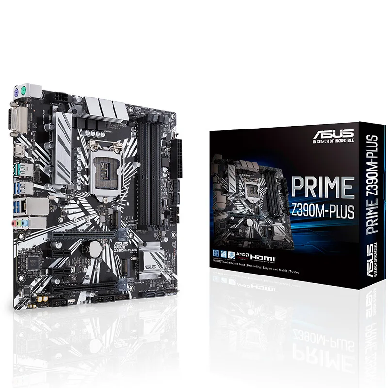 

used for ASUS PRIME Z390M-PLUS Intel Z390/LGA 1151 motherboard No original packaging, no accessories, works normally