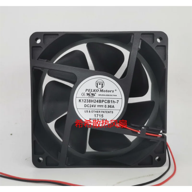 Новый вентилятор кулера для процессора для PELKO MOTORS K1238H24BPCB1h-7 24 В 12038 а 120, преобразователь частоты, охлаждающий вентилятор 120*38 мм
