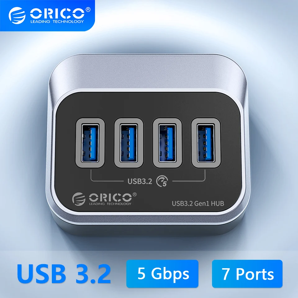 

USB-Концентратор ORICO Power ed, 5 Гбит/с, 18 Вт, USB