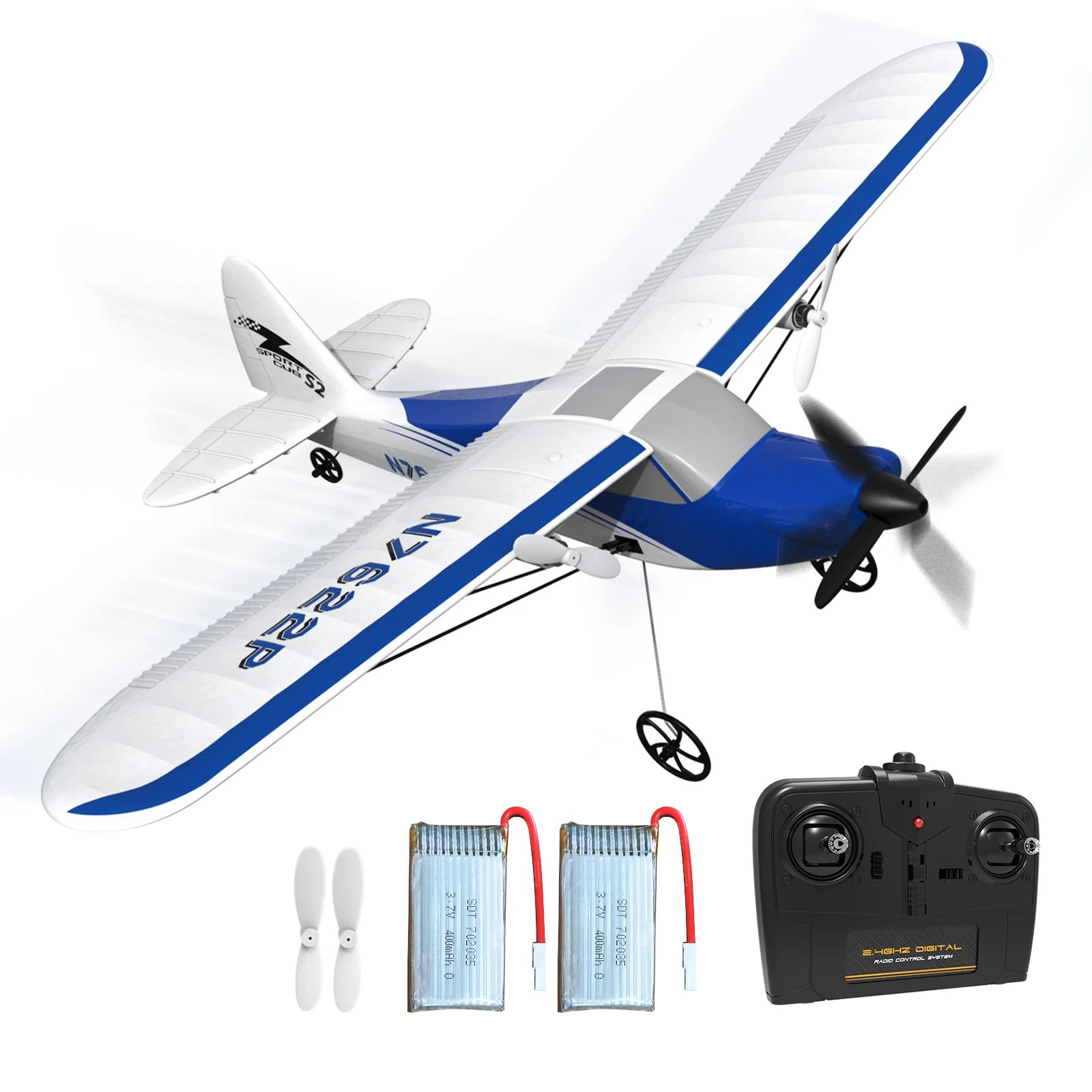 Спортивный радиоуправляемый самолет Cub 500 с одной кнопкой аэробический