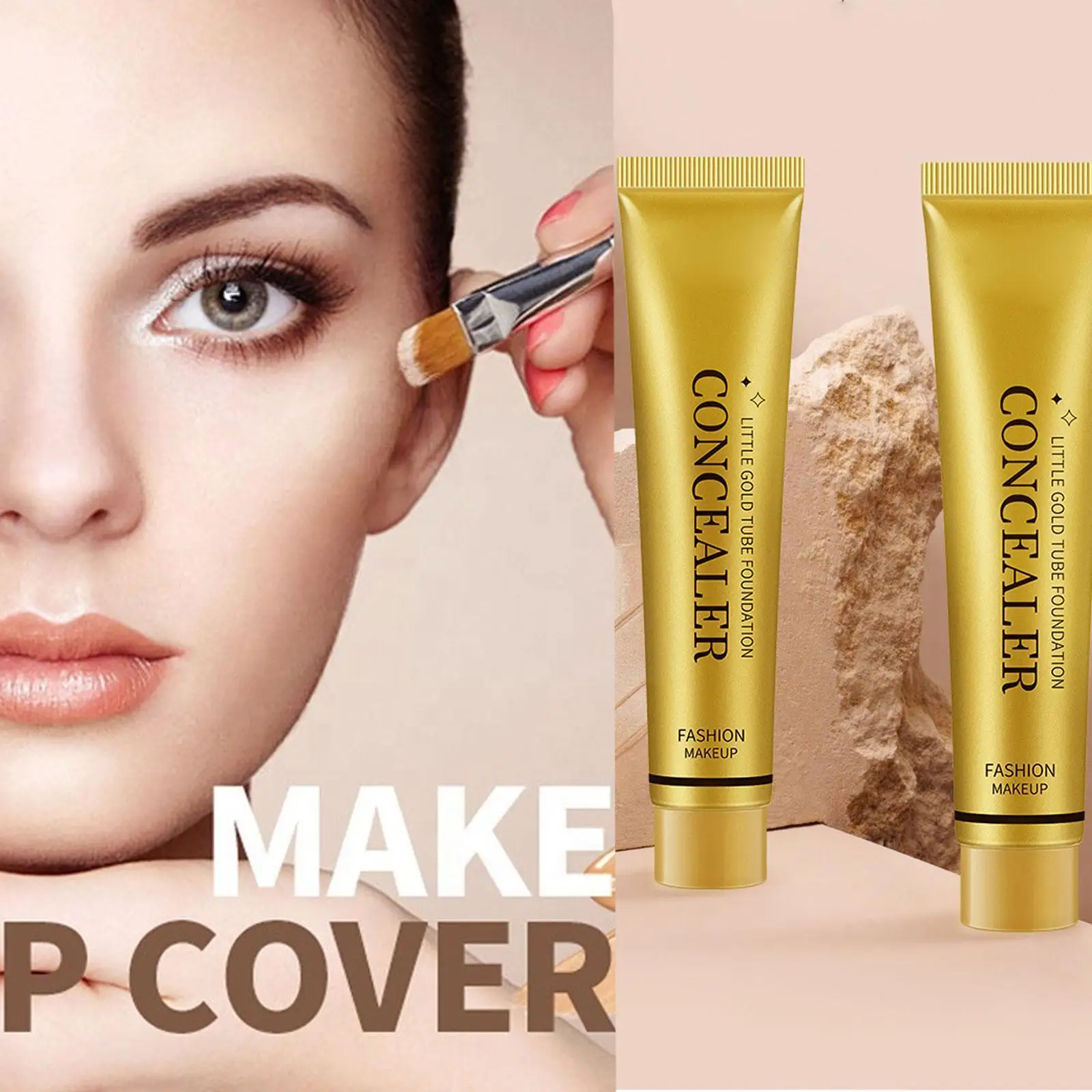 

Full Cover Face Base Makeup Liquid Foundation Concealer Make Whitening Lasting Facial Waterproof Korean Up Long O1O3
