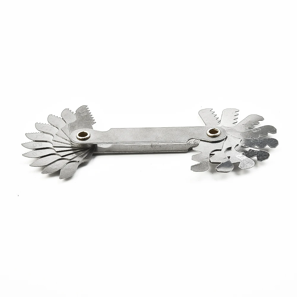 

Thread Pitch Cutting Gauge Tool Set 55 And 60° Inch And Metric Thread Pitch Cutting Gauge Tool Set 55 And 60° Inch And Metric