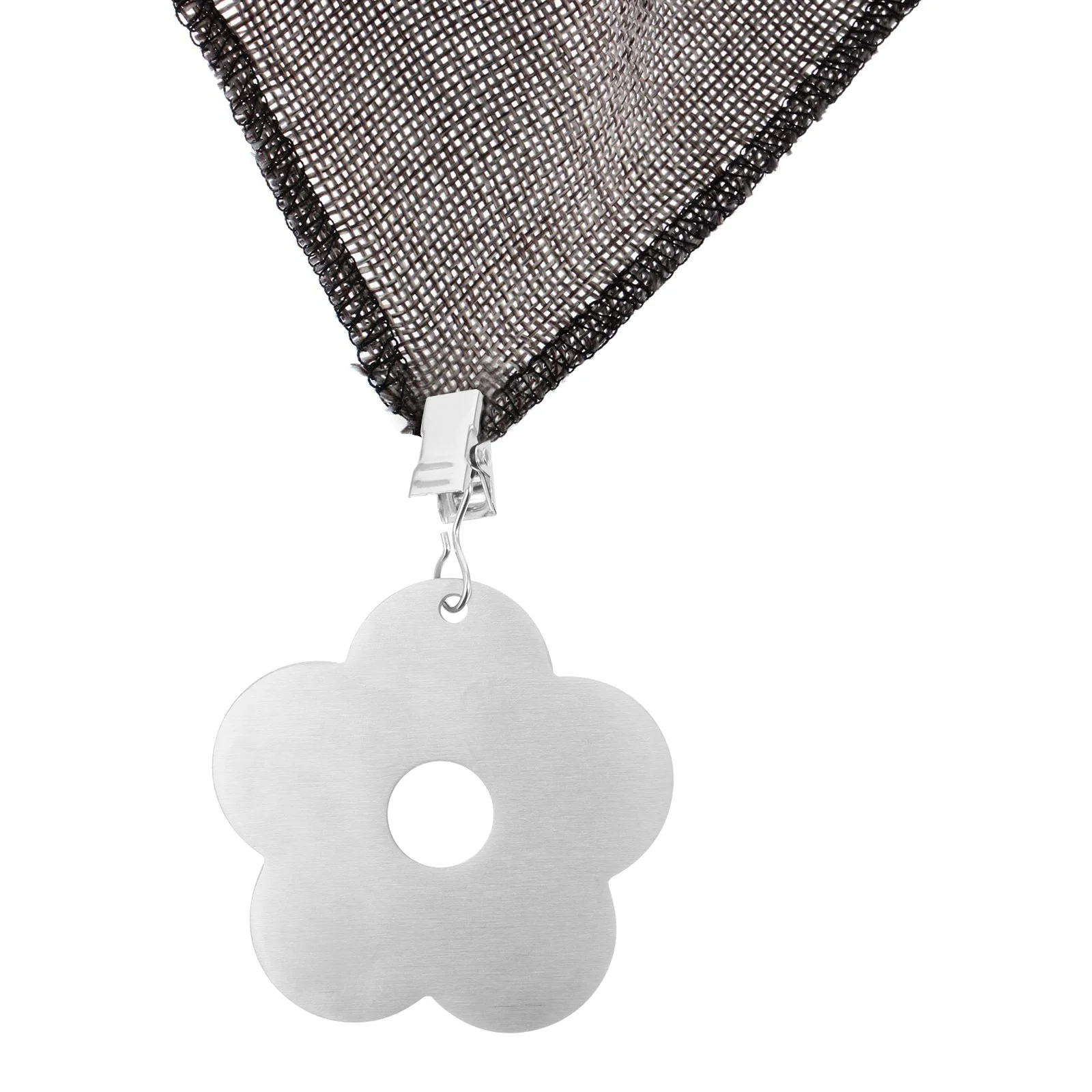 

4 Pcs Flower Table Cover Weights Picnic Clip Outdoor Curtains Metal Tablecloth Holders Clamp Skirting Clips
