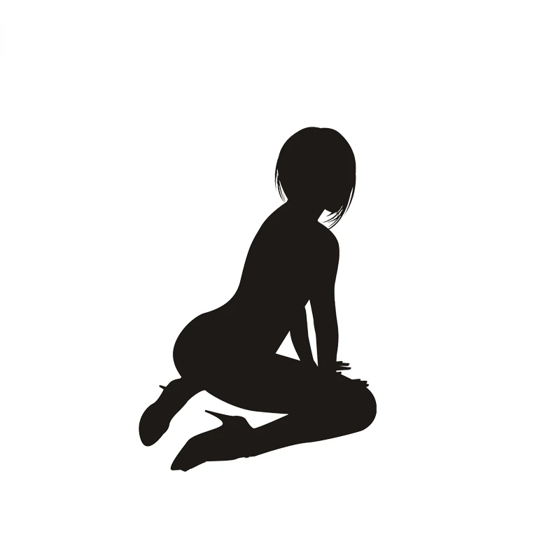 

Персонализированные модные умелые производители милые сексуальные девушки черные/серебряные автомобильные наклейки, закрывающие тело ви...