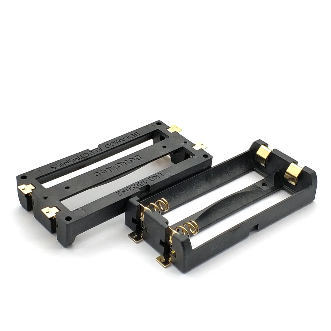 Параллельное хранилище аккумуляторов 2S 18650 чехол SMD SMT 2 контейнер для держатель