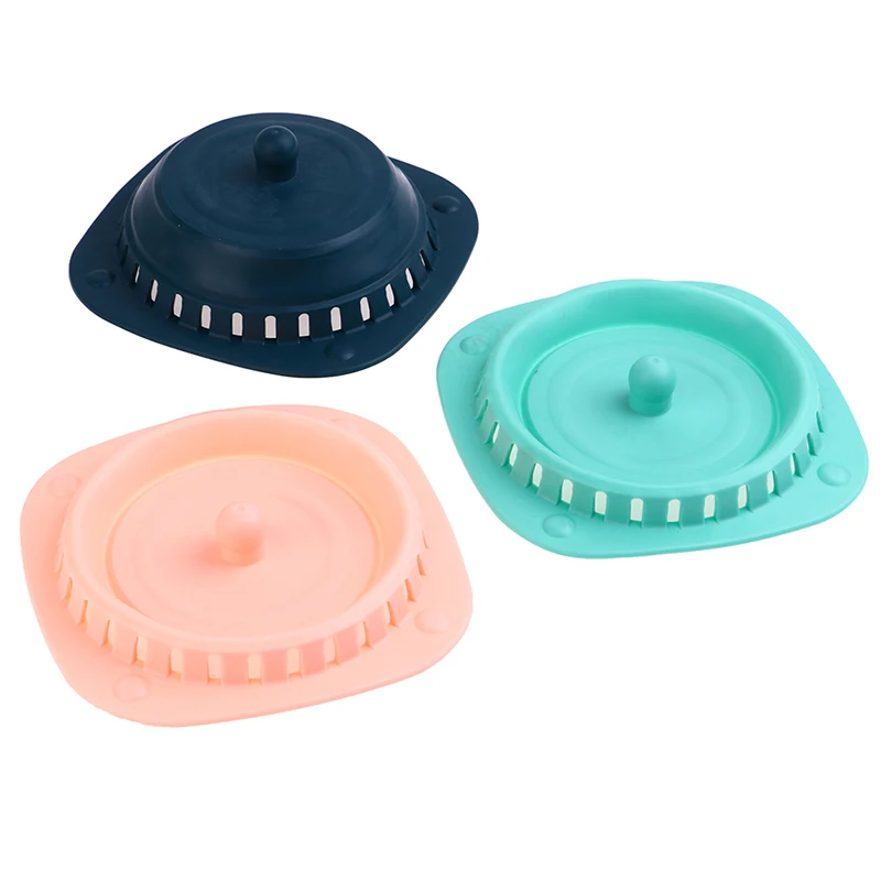 

Silica Gel Household Sink Filter Universal Shower Floor Drain Cover Prevent Hair Clogging Deodorant Kitchen Accessories