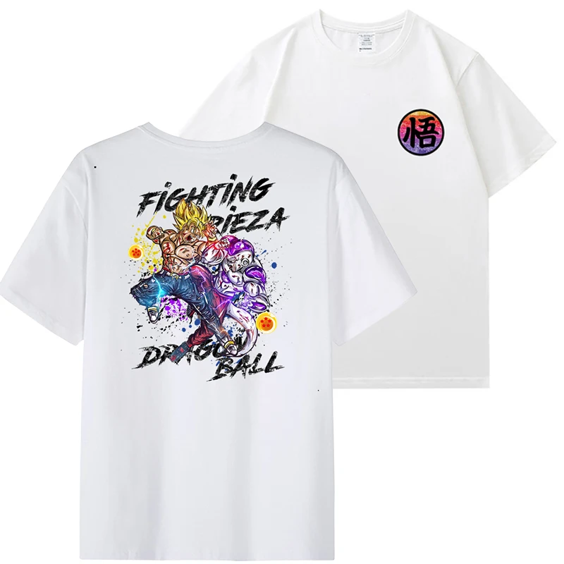 

Japanese Anime Dragon Ball printing Kids Tshirt Harajuku Streetwear Cotton Men Tops Summer tshirt Short Sleeve Loose Casual Tees