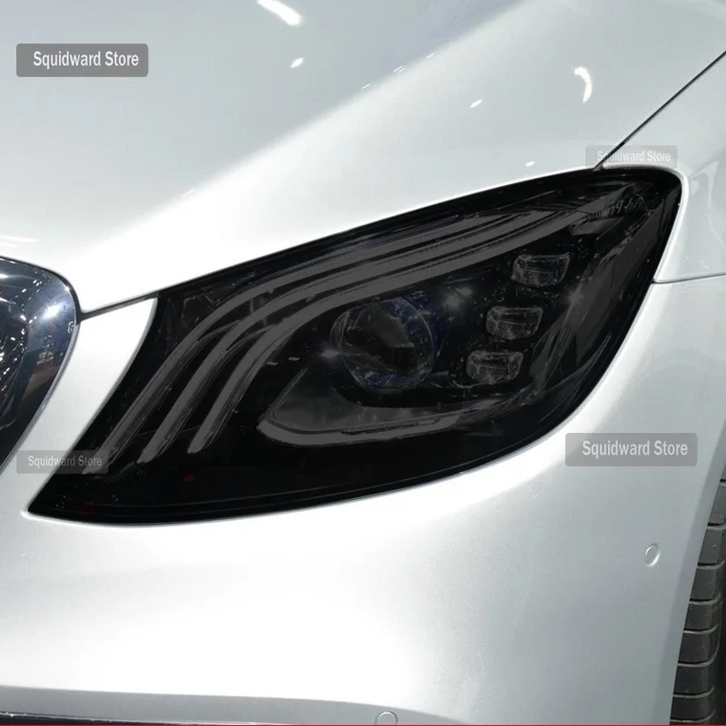 

Car FrontHeadlamps Black TPU Protective film Anti-scratch Repair film Sticker For Mercedes Benz Maybach S Class W222 S500 650
