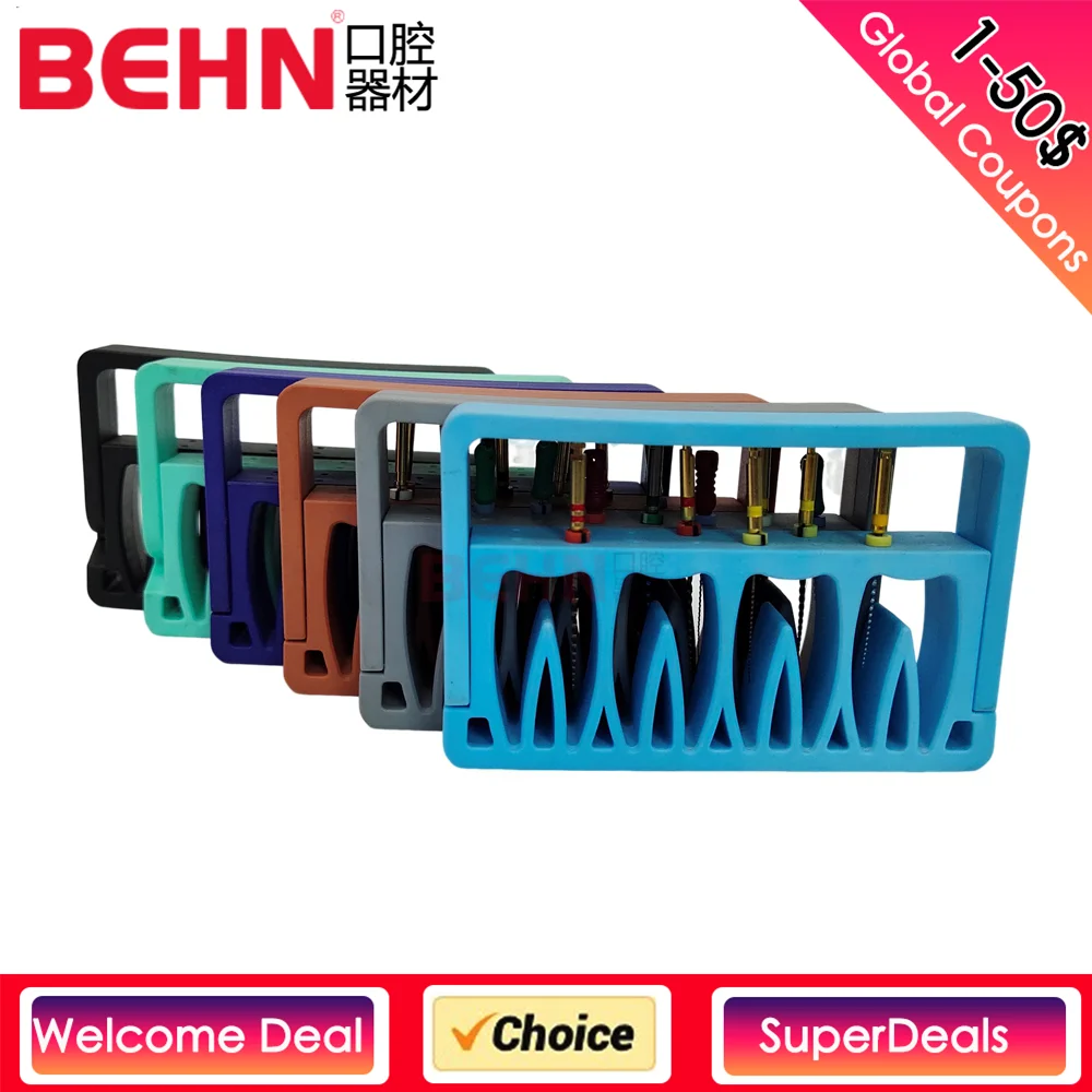 

Dental Endo File Disinfection Rack Root Canal Tips Holder Dentistry Instruments Drill Burs Block Case Endo Measuring Box Tool