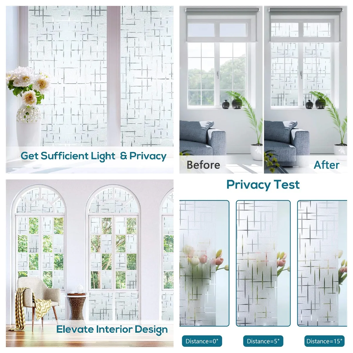 Радужная конфиденциальная оконная пленка 3D Декоративные витражные наклейки