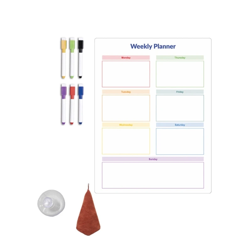 

Календарь на холодильник Еженедельный планировщик Доска для заметок Магнитная доска Календарь Ежемесячная доска со списком дел