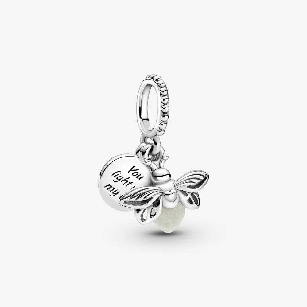 

Beautifully worn silver 925 firefly new product Rollo chain handmade pendant necklace moonstone beads exquisite jewelry for wome