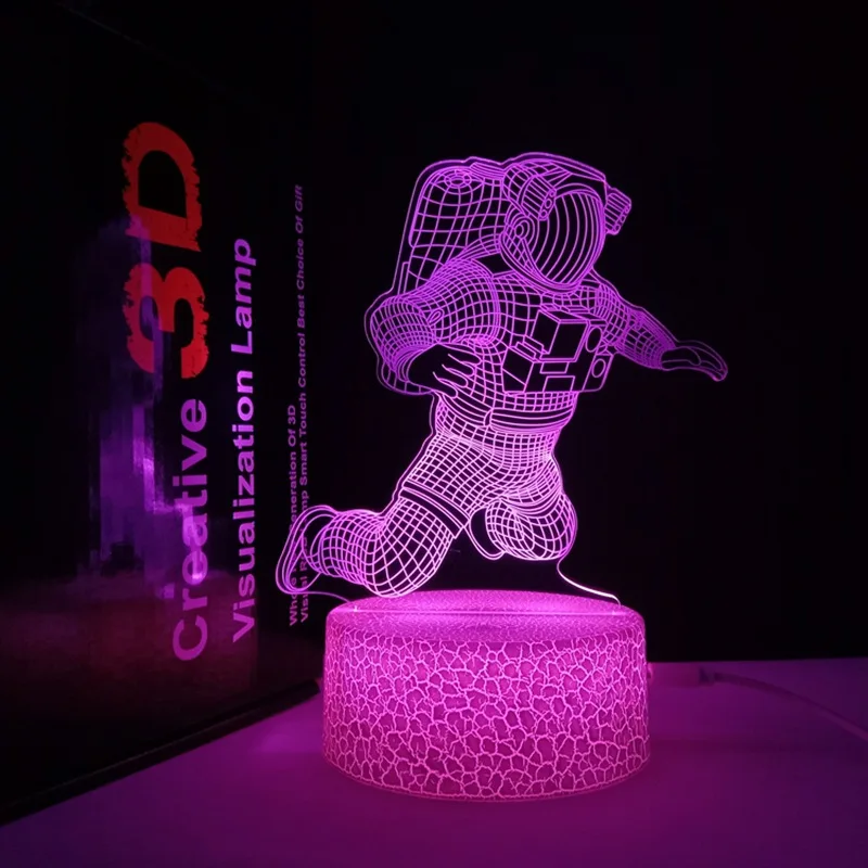 

Astronaut 3D Lamp Acrylic USB LED Night Lights Neon Sign Lamp Xmas Christmas Decorations for Home Bedroom Birthday Gifts