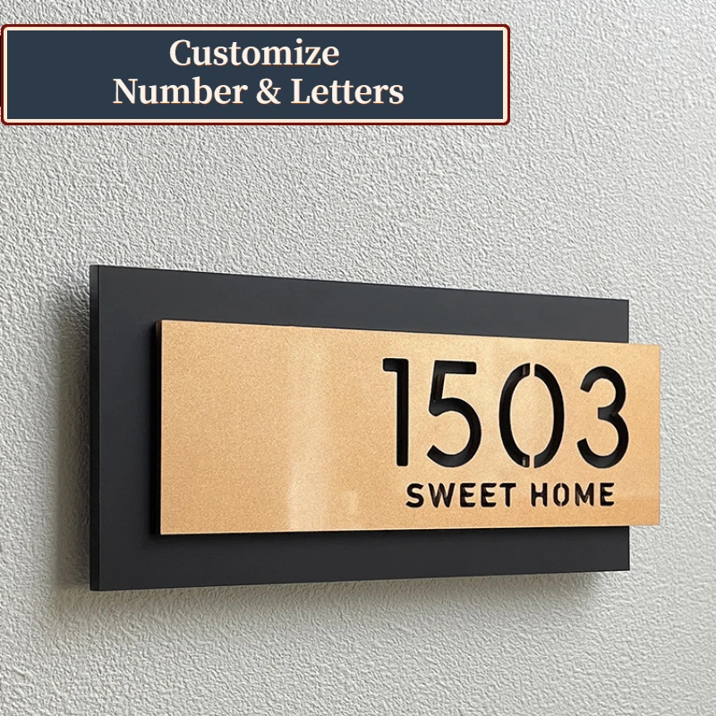 3D Дверная табличка из акрила