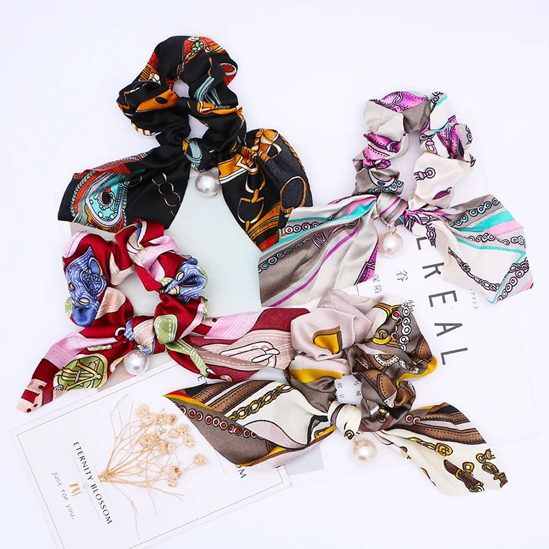 Новинка 2021 обруч для волос с бантом модная лента девочек резинки заколки