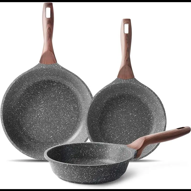 

Wfs Cookware Sets,Nonstick Frying Pan Set,Frying Pans,Skillets Aluminum Pan Set,Kitchen Cooking Pan,3 Pieces