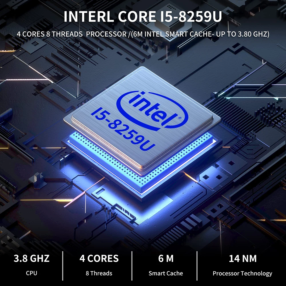 Рисунок 2 - KAMRUI Мини пк Intel Core i5-8259U