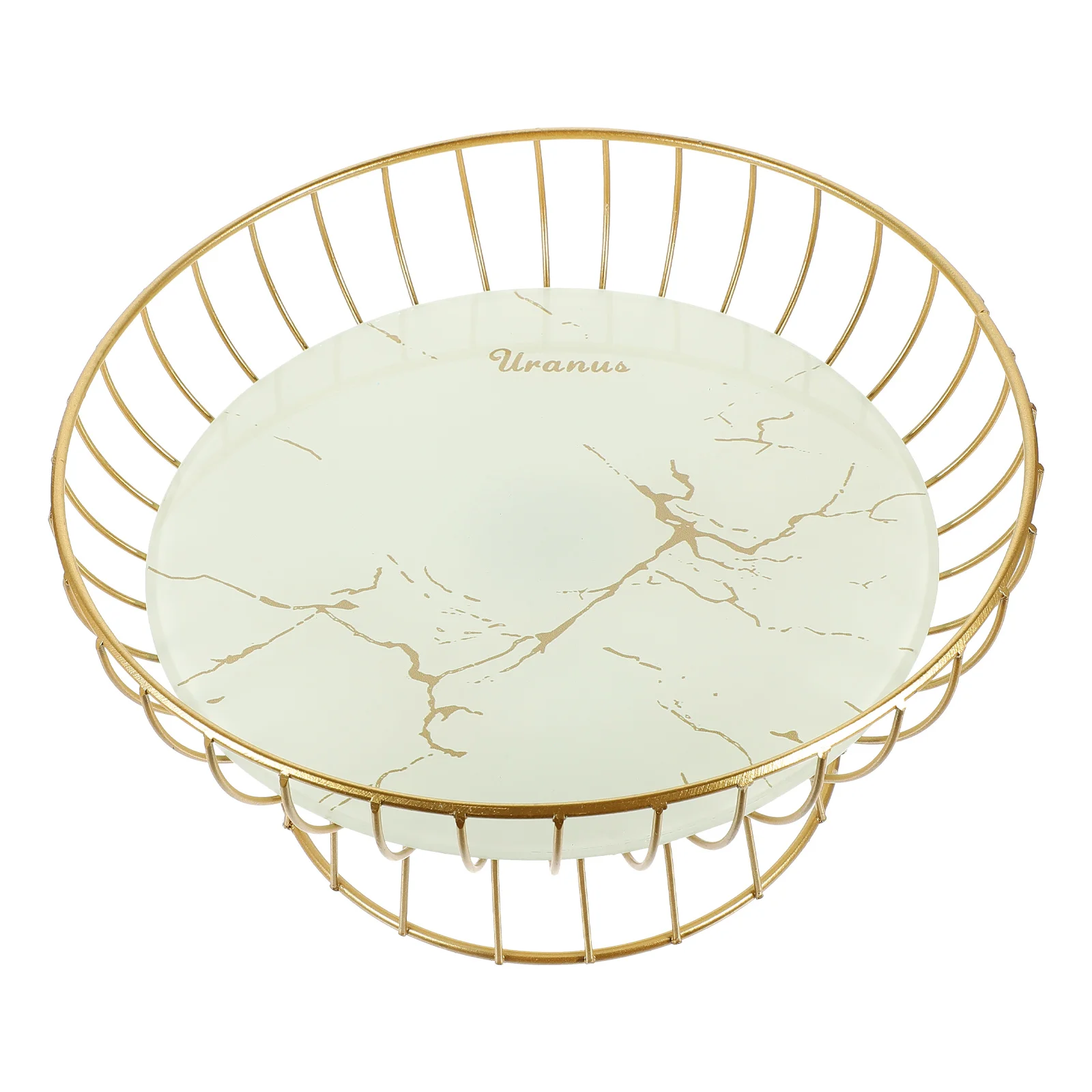 

Cake Tray Footed Dessert Bowl Basket Decor Metal Fruit Basket Cake Decorating Candy Container Fruit Stand Tall Fruit Bowl