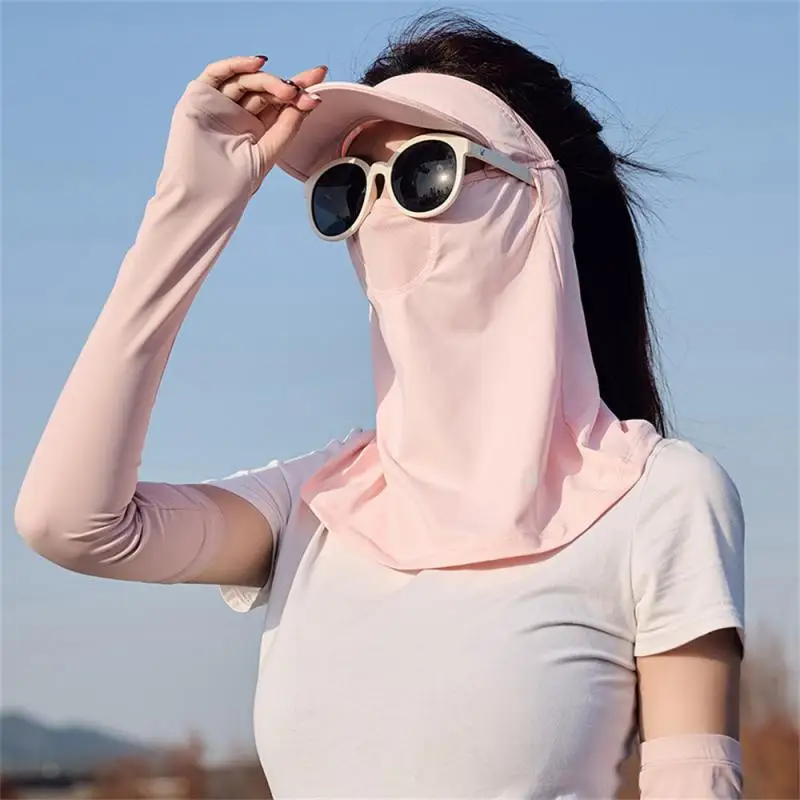 

Face Cover Summer Quick-drying Breathable Anti-uv Hiking Scarves Sun Protective Scarf Protection Ear Scarf Sunscreen Mask