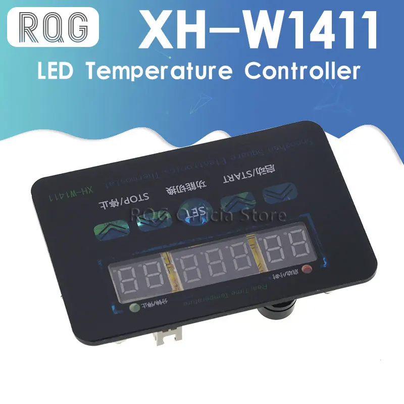 

XH-W1411 Thermostat LED Digital Temperature Controller AC 110V 220V 10A Switch Thermometer Smart Temperature Regulator DC 12V