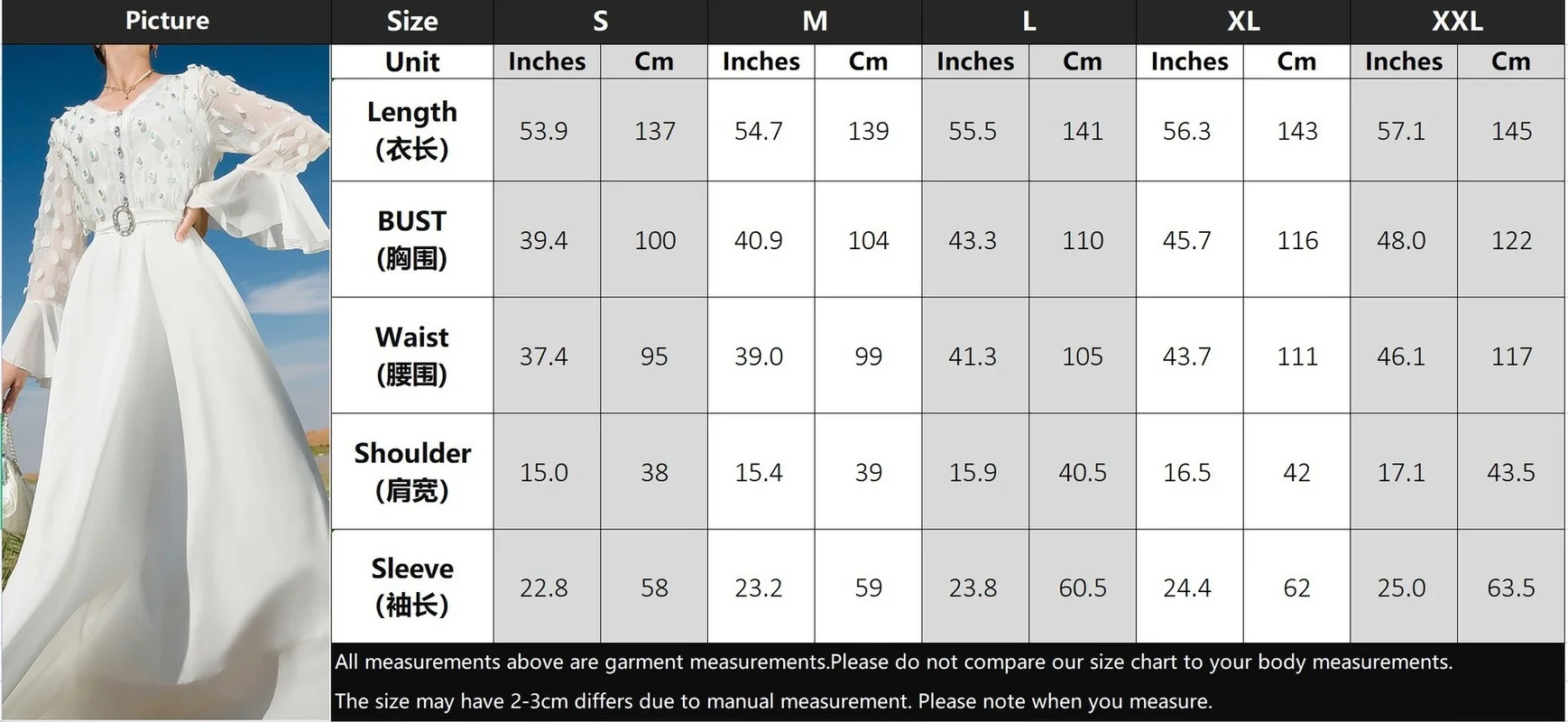 White Muslim Dress Women 2022 Ruffle Sleeve Chiffon Eid Mubarak Evening Party Maxi Long Dress Arabic Turkish Islamic Clothing