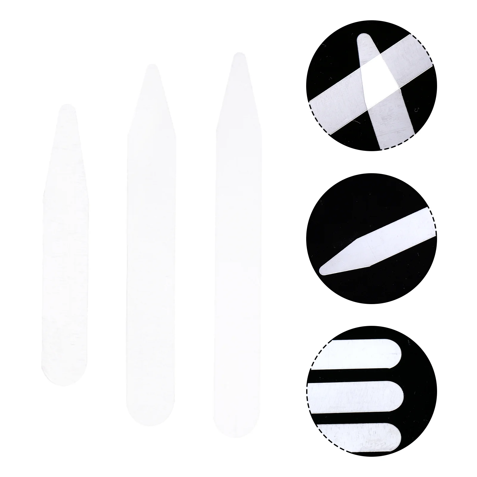 

300 шт., пластиковые наконечники для воротника