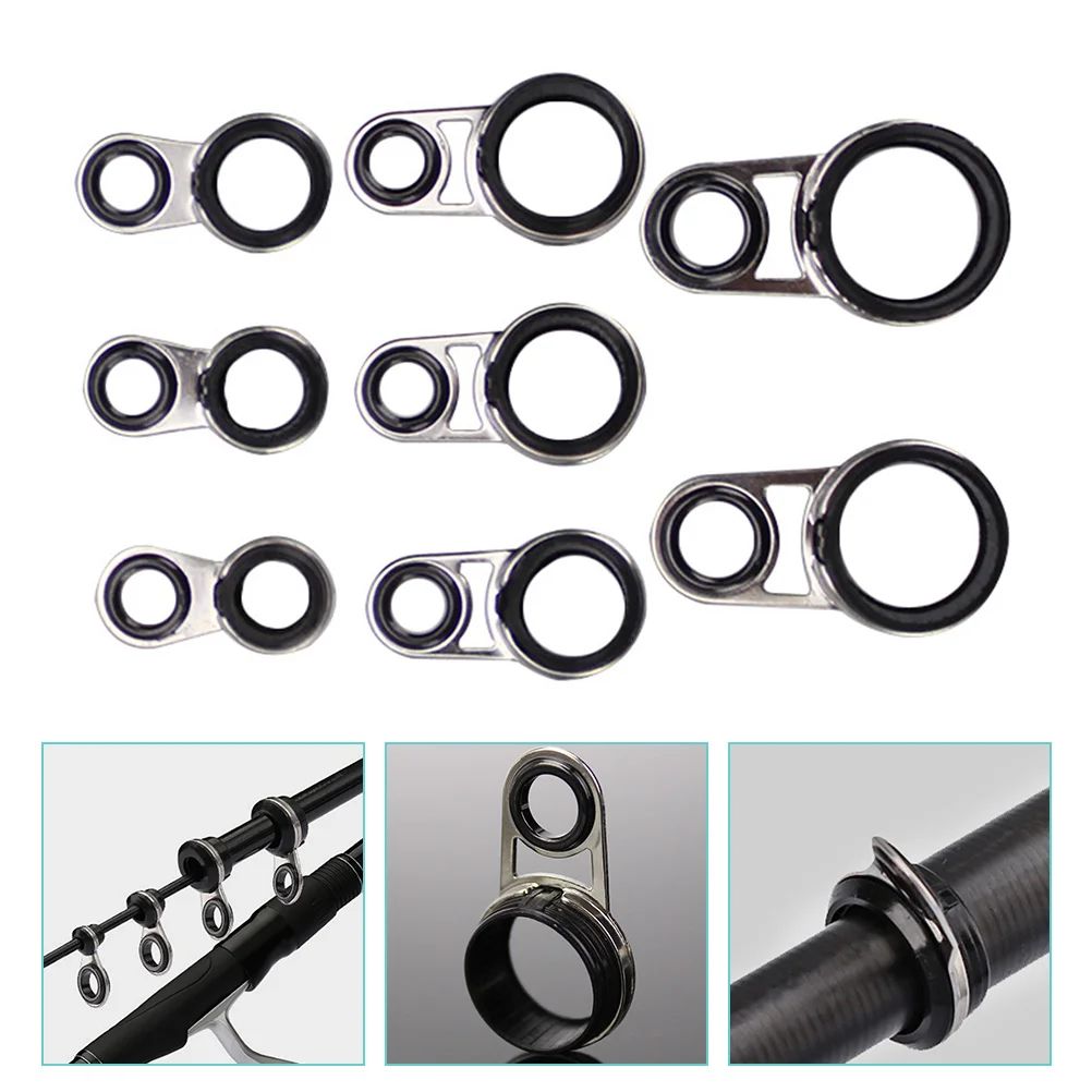 

Rod Tips Repair Kit Ring Tip Convenient Guide Accessory Wear Resistant Professional Pole