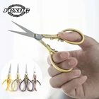 Китайские ножницы для шитья в стиле ретро, высококачественные острые золотые ножницы для вышивки крестиком, товары для шитья своими руками, винтажные бумажные ножницы