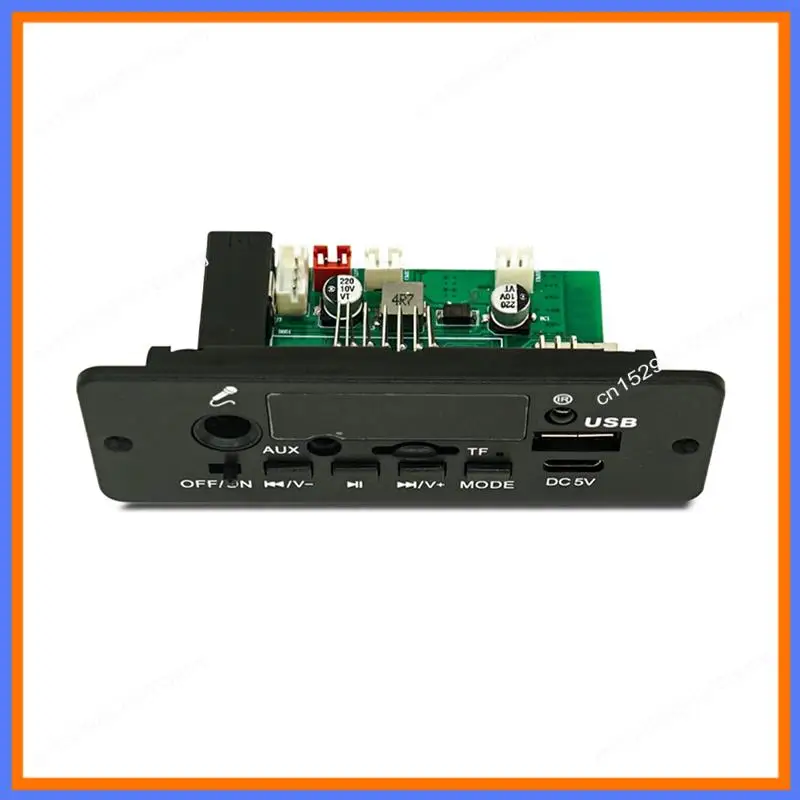Фото BAAE Bluetooth-совместимый аудиодекодер, плата усилителя JQ-D129BT-A 2X5 Вт, аксессуар для музыкального плеера MP3 WMA WAV FLAC без потерь №2