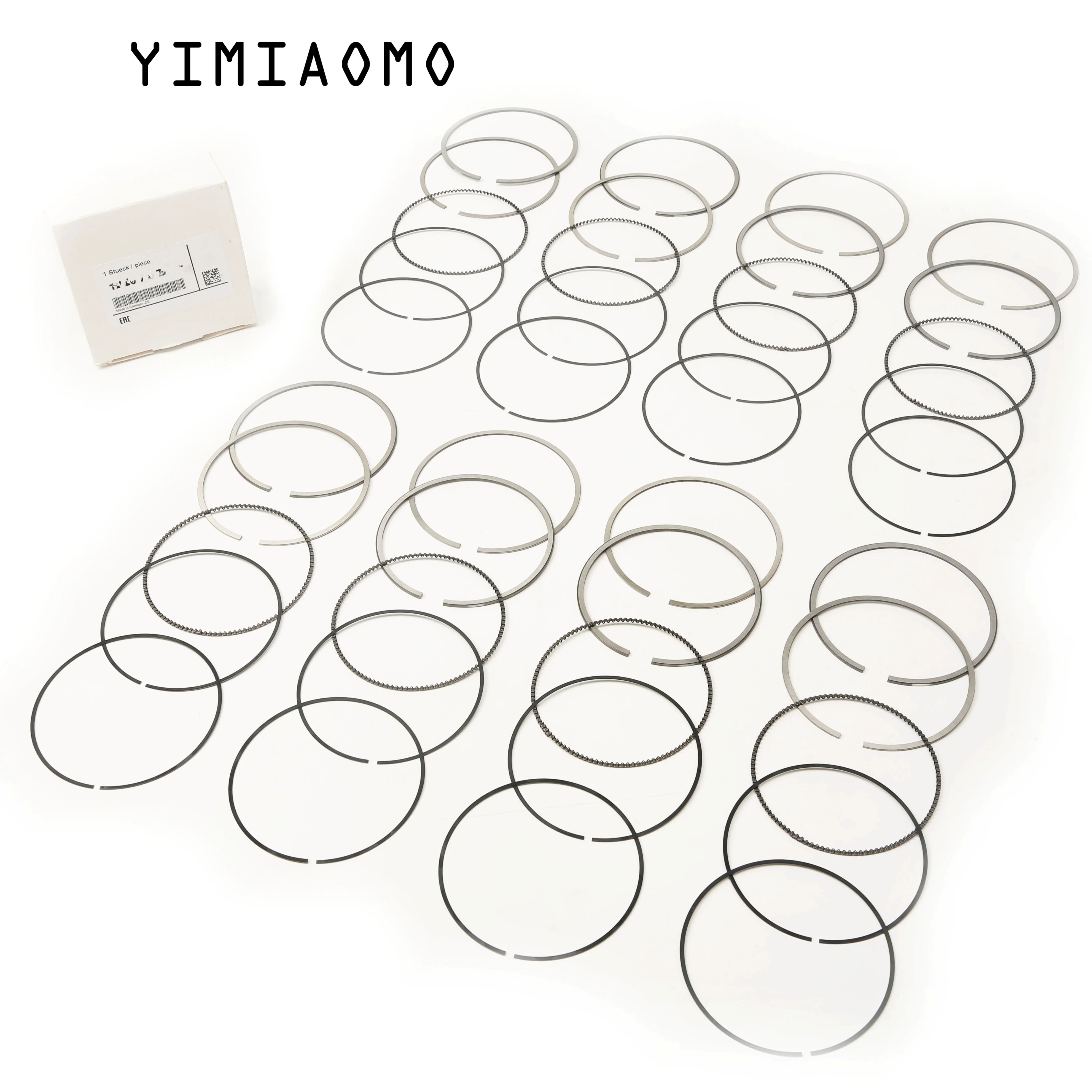 

11257549510 93mm silver Piston Rings For BMW 5 Series E60 550i E64 E63 650i E66 750Li X5 E53 E70 2007-2013 4.8L V8 120007005900