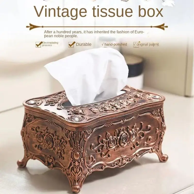 

Креативная коробка для спальни и офиса, европейская роскошная бумажная коробка, универсальная бумажная коробка, бумажное полотенце для хра...
