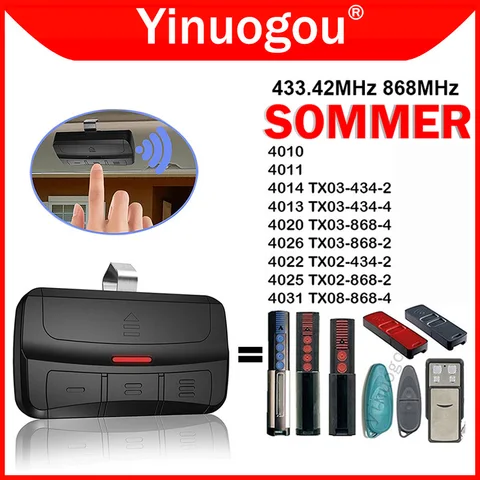 Пульт дистанционного управления SOMMER для гаражных ворот