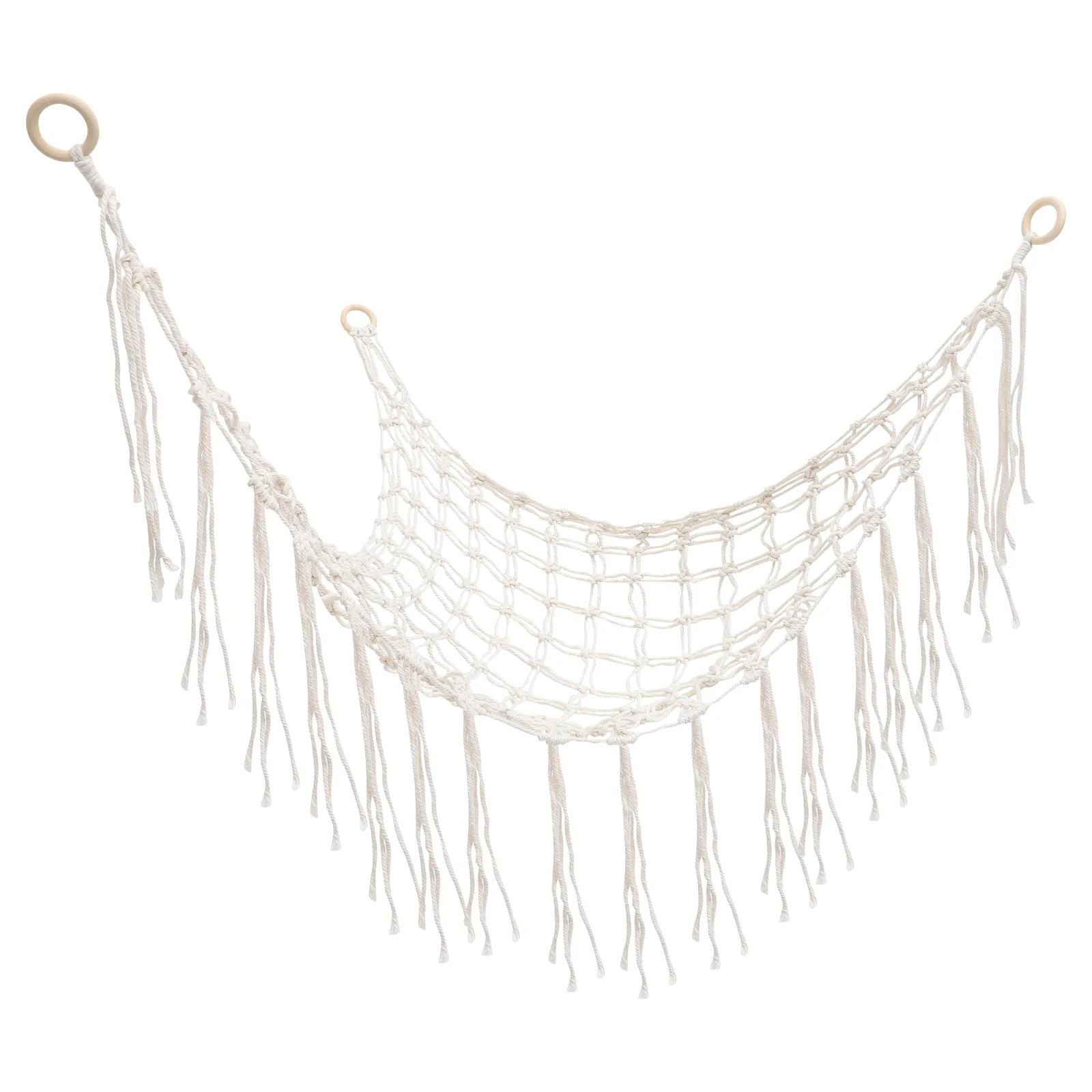 

Stuffed Animal Net Hammock Hanging Macrame Hammock Cotton Storage Hanging Tassel Net Hammock Stuffed Animal Storage Hammock