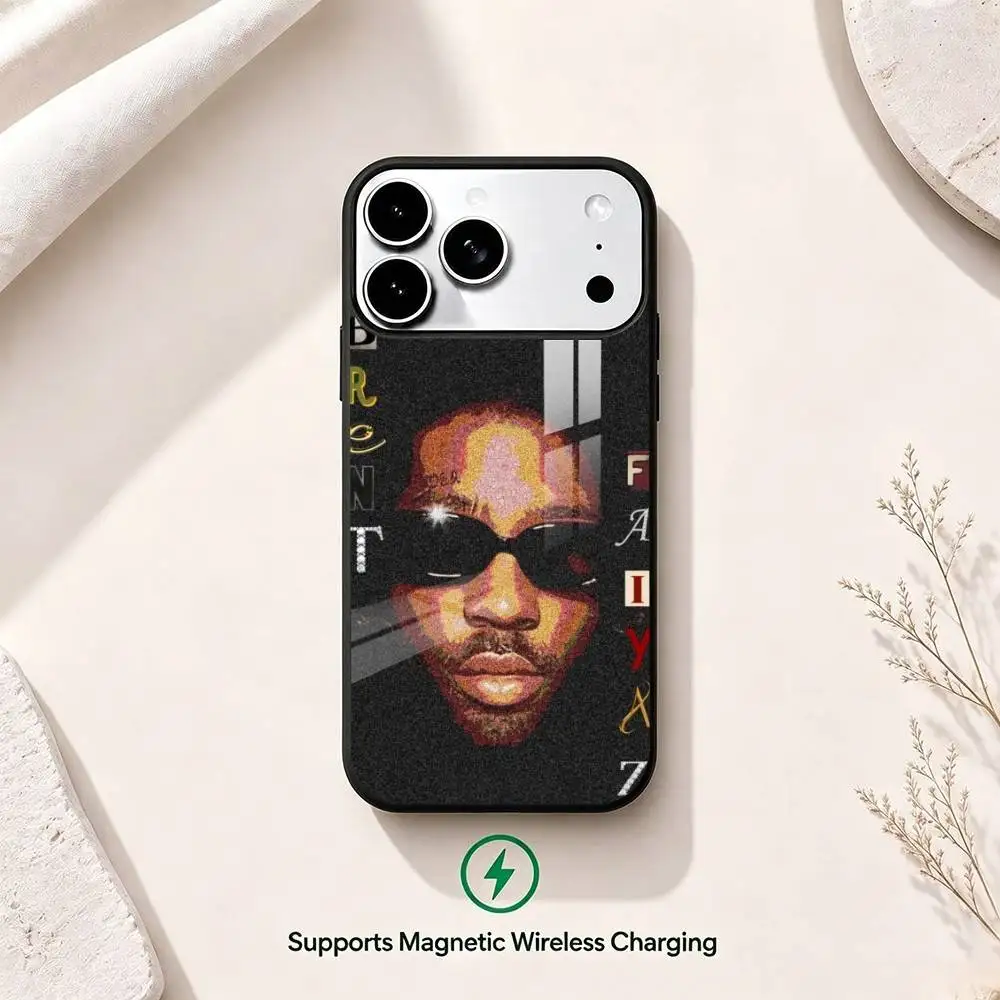 Фото Чехол для телефона Singer B-Brent Faiyaz для iPhone 17, 16, 15, 14, 13, 12, 11 Plus, Pro с поддержкой магнитной беспроводной зарядки №3