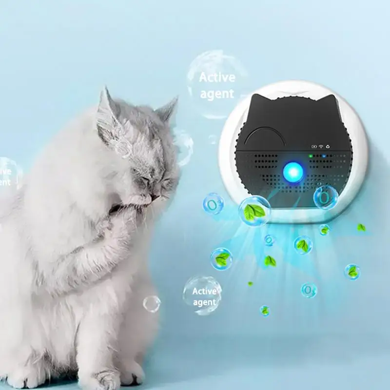 Умный дезодорант для кошачьего туалета, устройство для устранения запаха домашних животных, уменьшение количества пыли, электрический при...