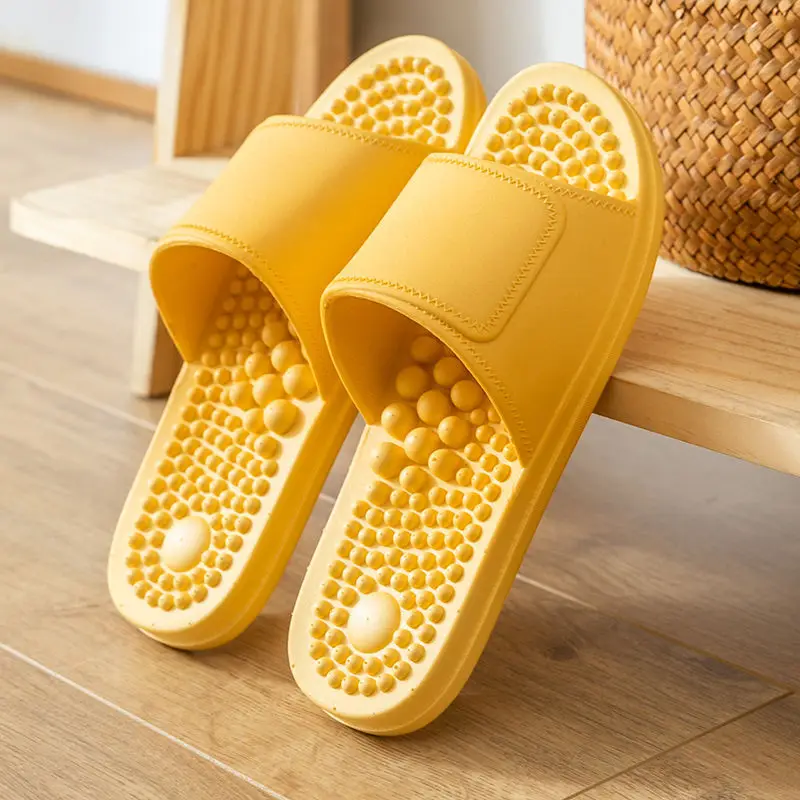 2022 New Comfortable Slippers For Women Summer Men Non-Slip Soft Sole Home Indoor Wear Resistant Bathroom Massage Sandals